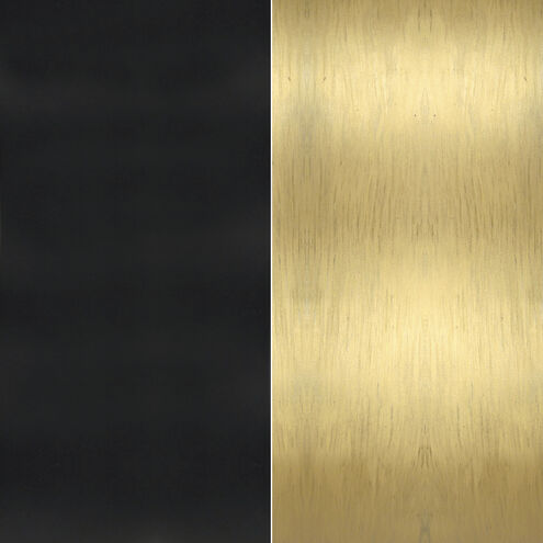 Quinn 1 Light 7 inch Matte Black and Textured Gold Sconce Wall Light